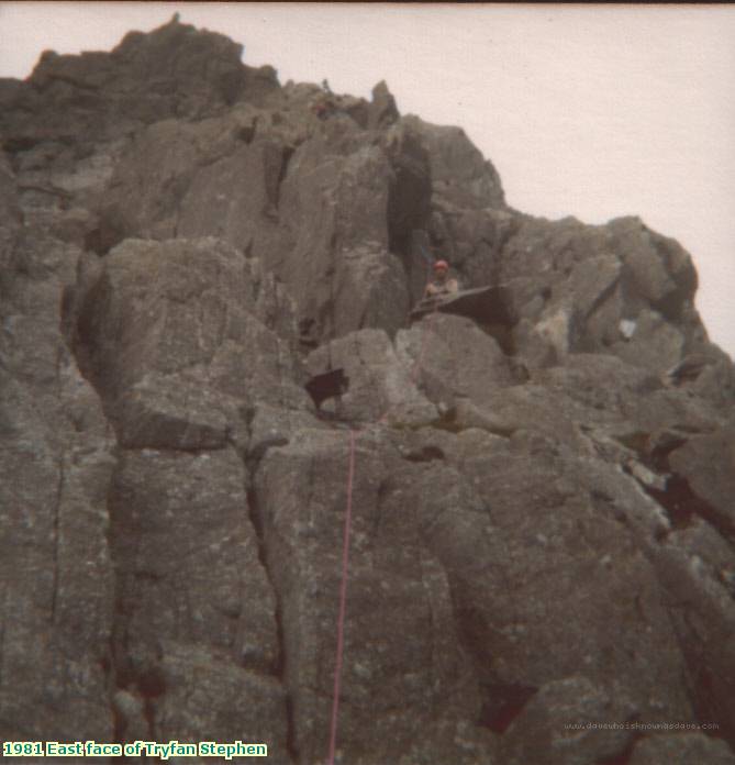 1981 East face of Tryfan Stephen