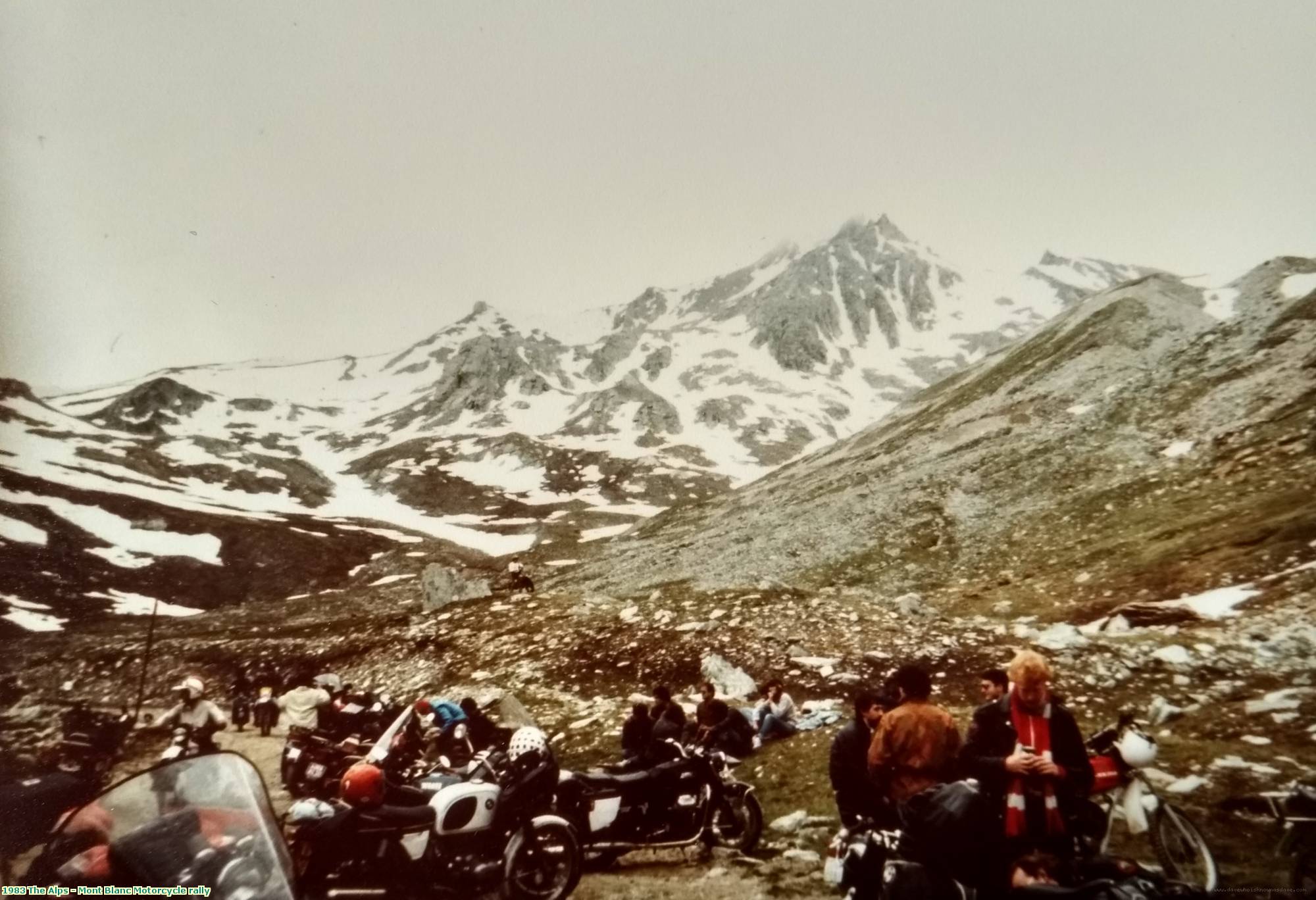 1983 The Alps - Mont Blanc Motorcycle rally