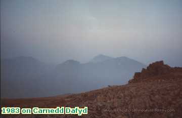  car 1983 on Carnedd Dafyd