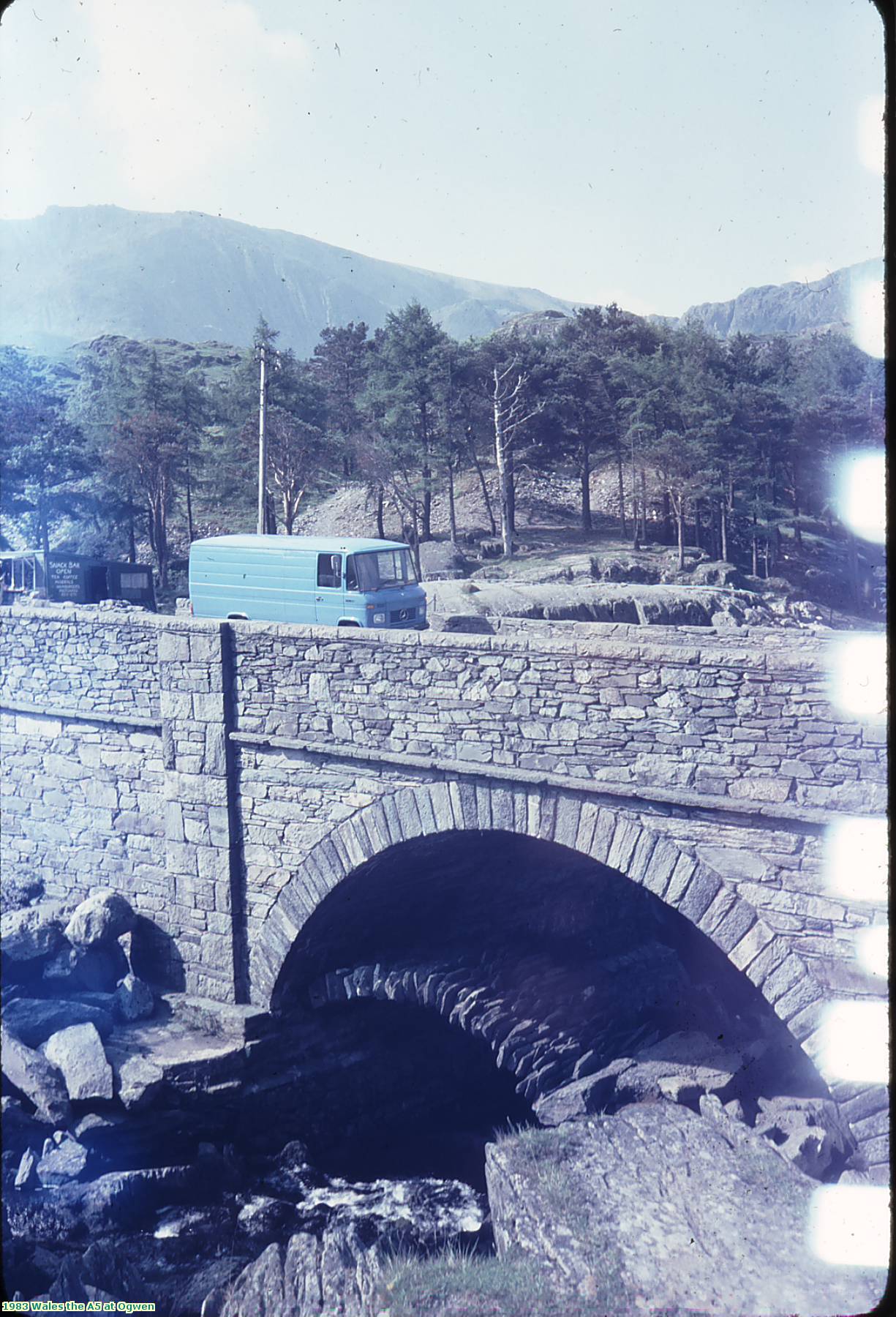 1983 Wales the A5 at Ogwen