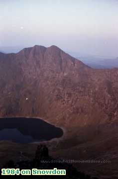  snow 1984 on Snowdon