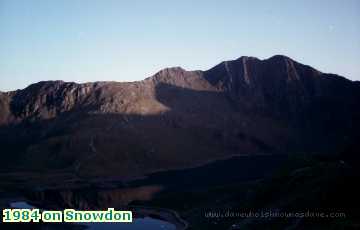  snow 1984 on Snowdon