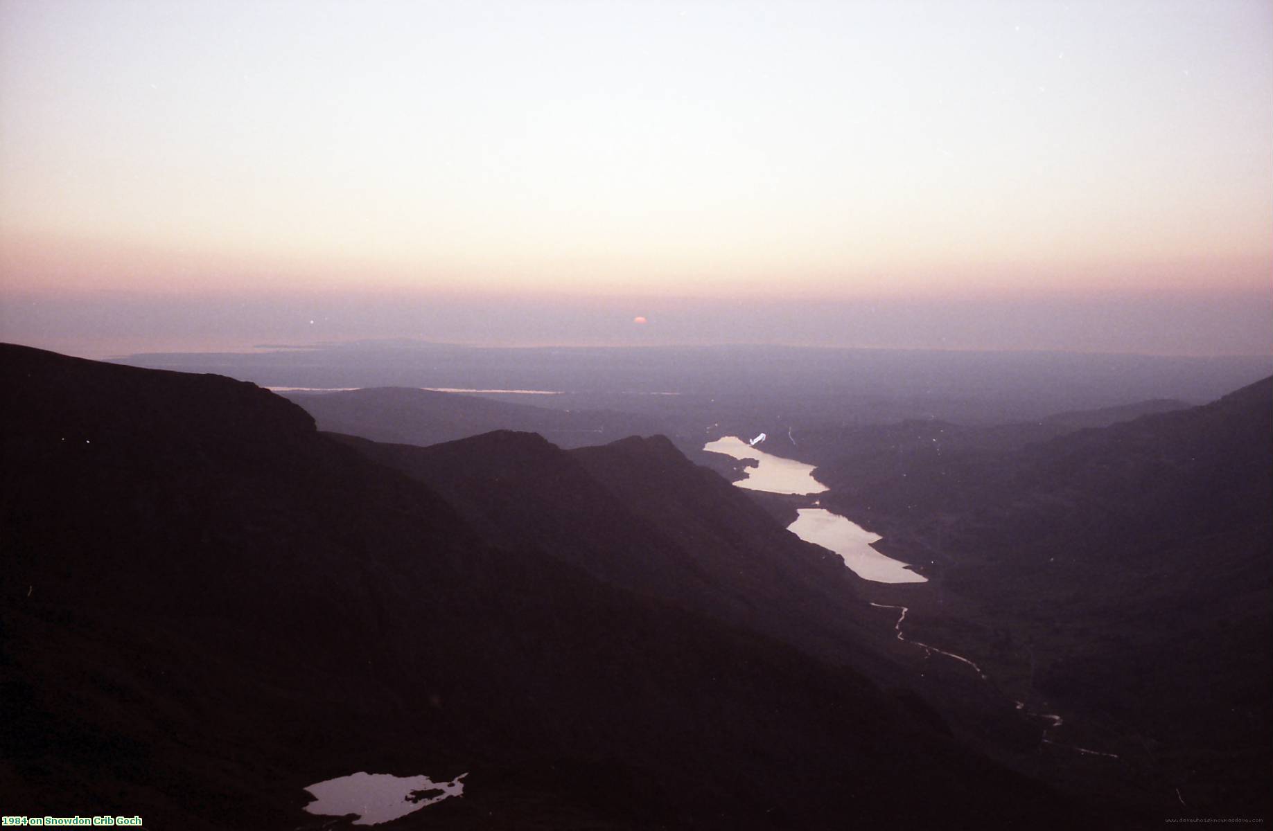 1984 on Snowdon Crib Goch