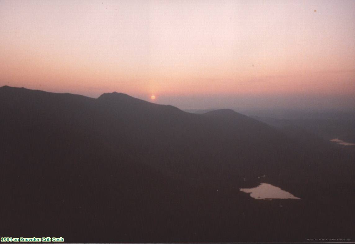 1984 on Snowdon Crib Goch