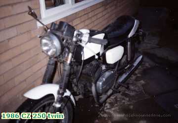  bike 1986 CZ 250 twin