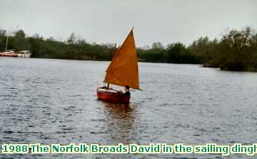  broads 1988 The Norfolk Broads in the sailing dinghy