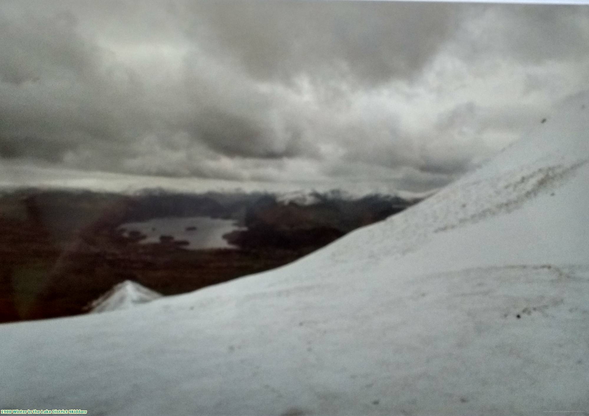 1988 Winter in the Lake District Skiddaw