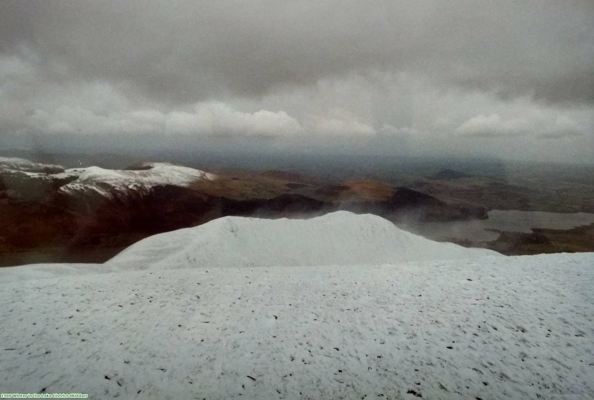 1988 Winter in the Lake District Skiddaw