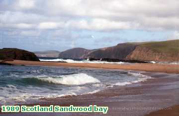  scot 1989 Scotland Sandwood bay