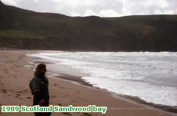  scot 1989 Scotland Sandwood bay