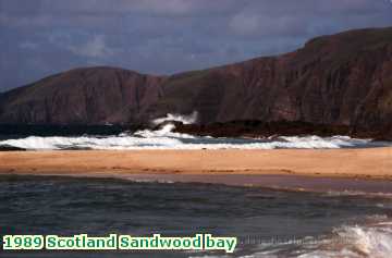  scot 1989 Scotland Sandwood bay