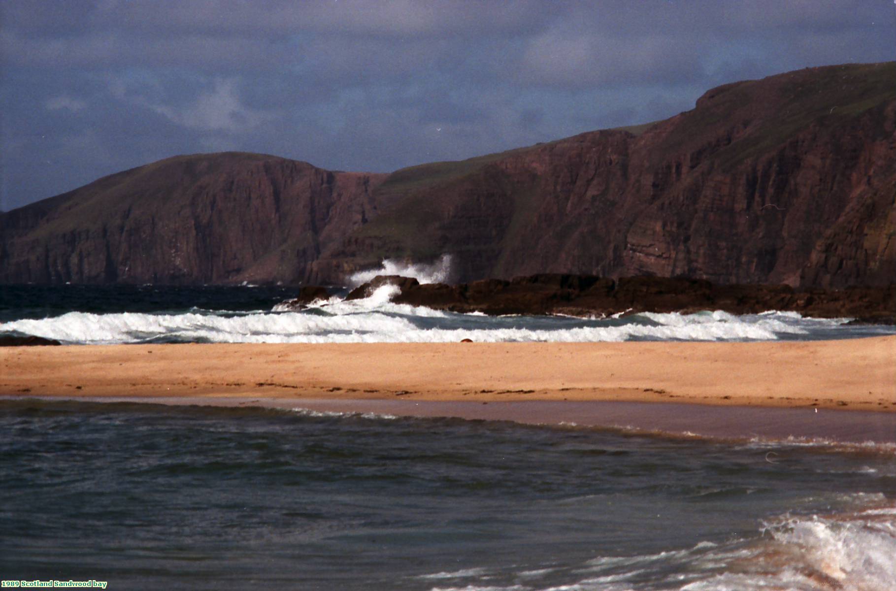 1989 Scotland Sandwood bay