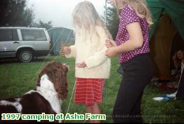  ash 1997 camping at Ashe Farm