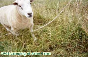  ash 1998 camping at Ashe Farm