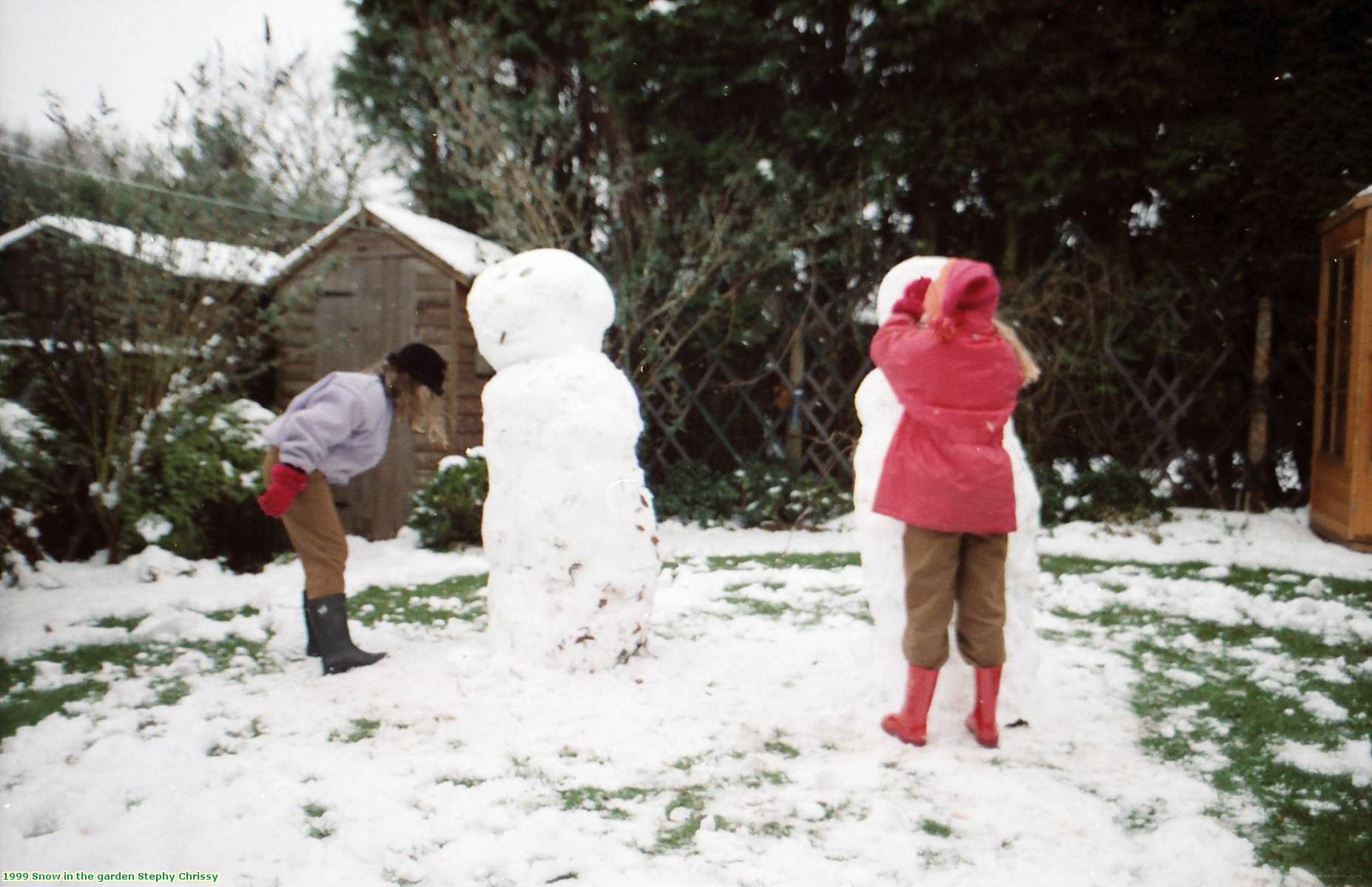 1999 Snow in the garden Stephy Chrissy