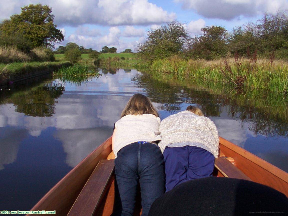 2001 our boaton Rushall canal