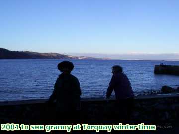  torq 2001 to see granny at Torquay winter time