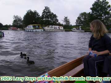  broads 2002 Lazy Days on the Norfolk broads our boat