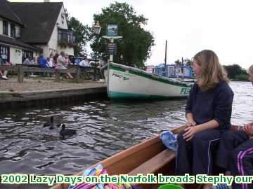  broads 2002 Lazy Days on the Norfolk broads our boat