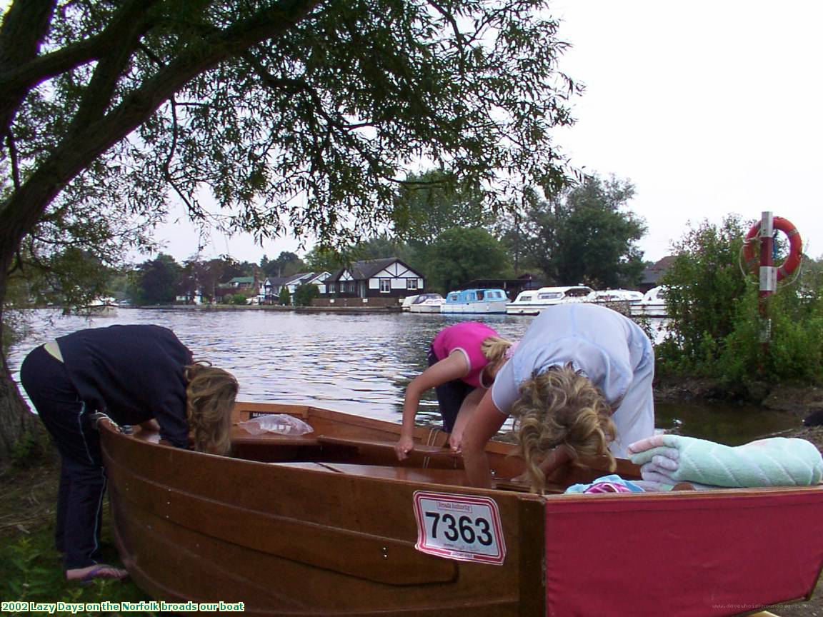 2002 Lazy Days on the Norfolk broads our boat