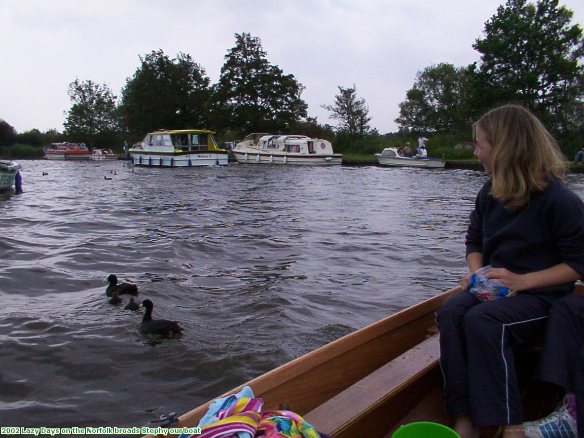 2002 Lazy Days on the Norfolk broads Stephy our boat