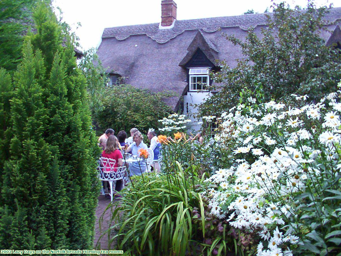 2002 Lazy Days on the Norfolk broads Horning tea rooms