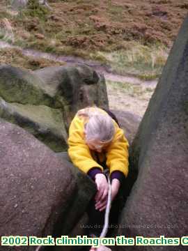  roaches 2002 Rock climbing on the Roaches