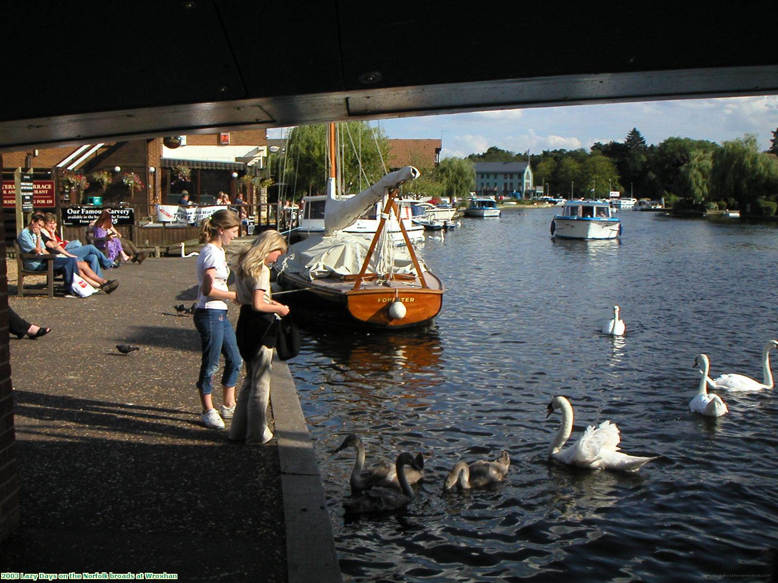 2003 Lazy Days on the Norfolk broads at Wroxhan