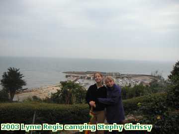  lyme1 2003 Lyme Regis camping