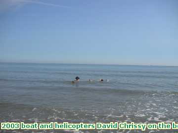  lyme2 2003 boat and helicopters on the beach