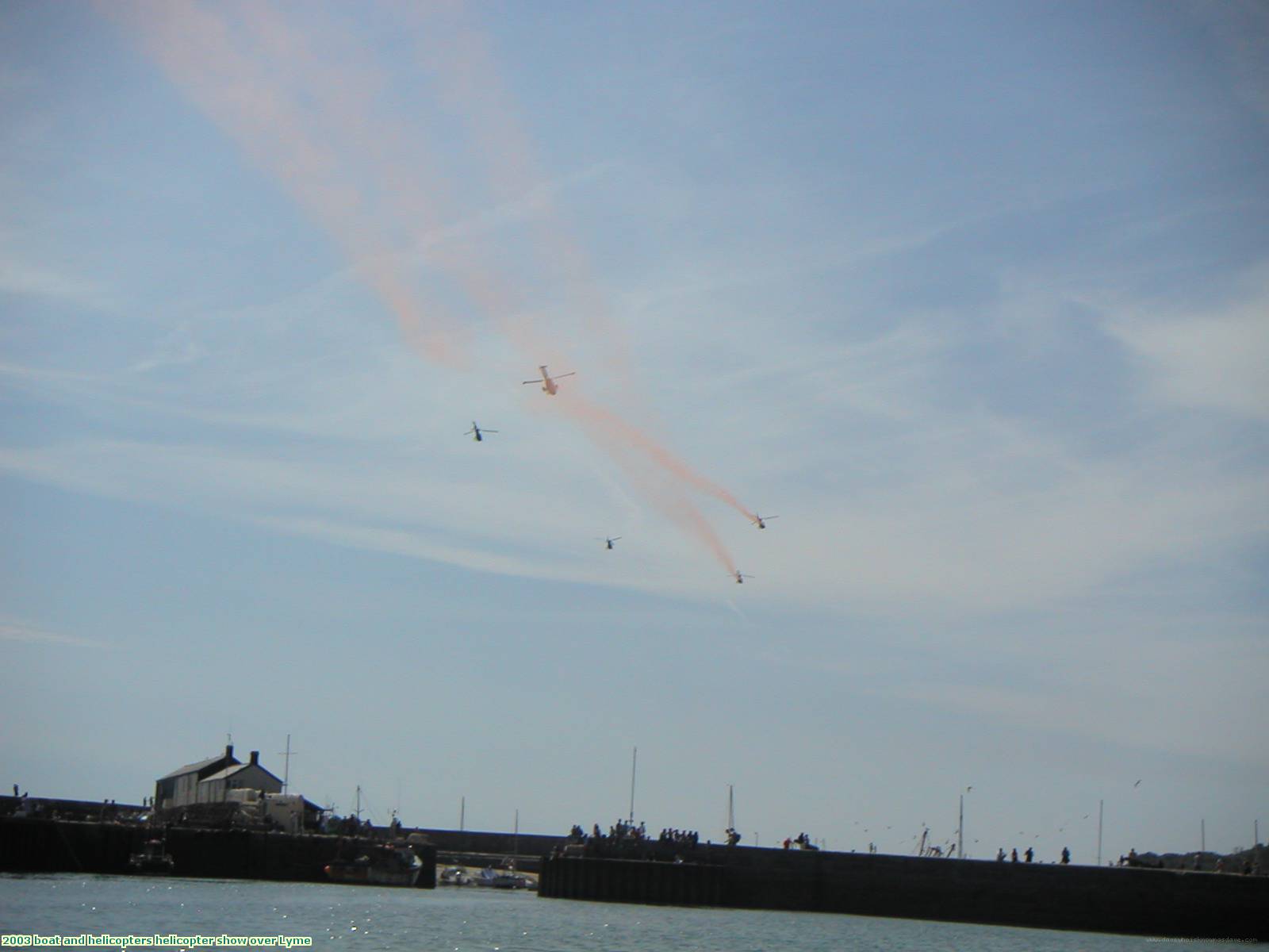 2003 boat and helicopters helicopter show over Lyme