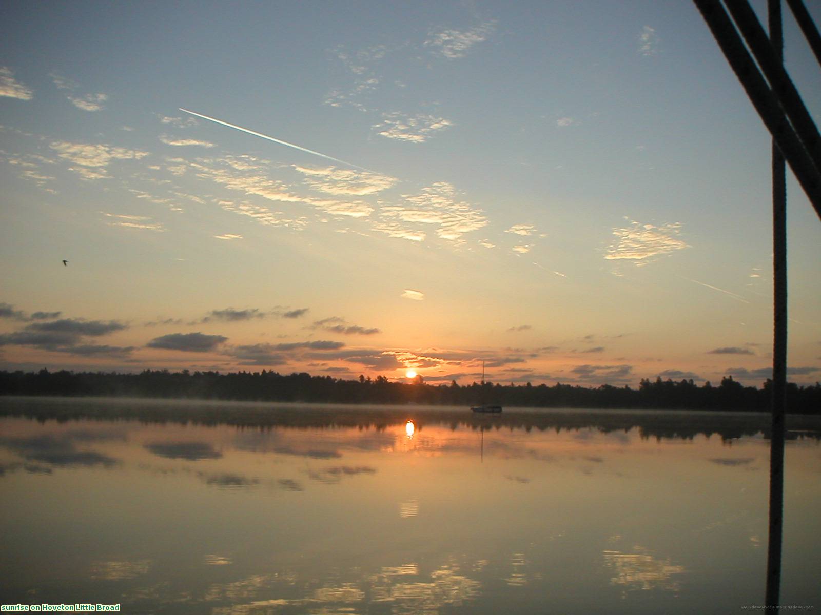 sunrise on Hoveton Little Broad