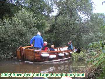  barn 2004 Barn Owl Cottage Looe in our boat