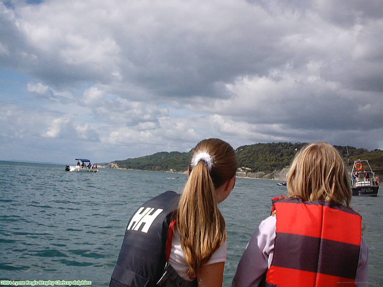 2004 Lyme Regis Stephy Chrissy dolphins