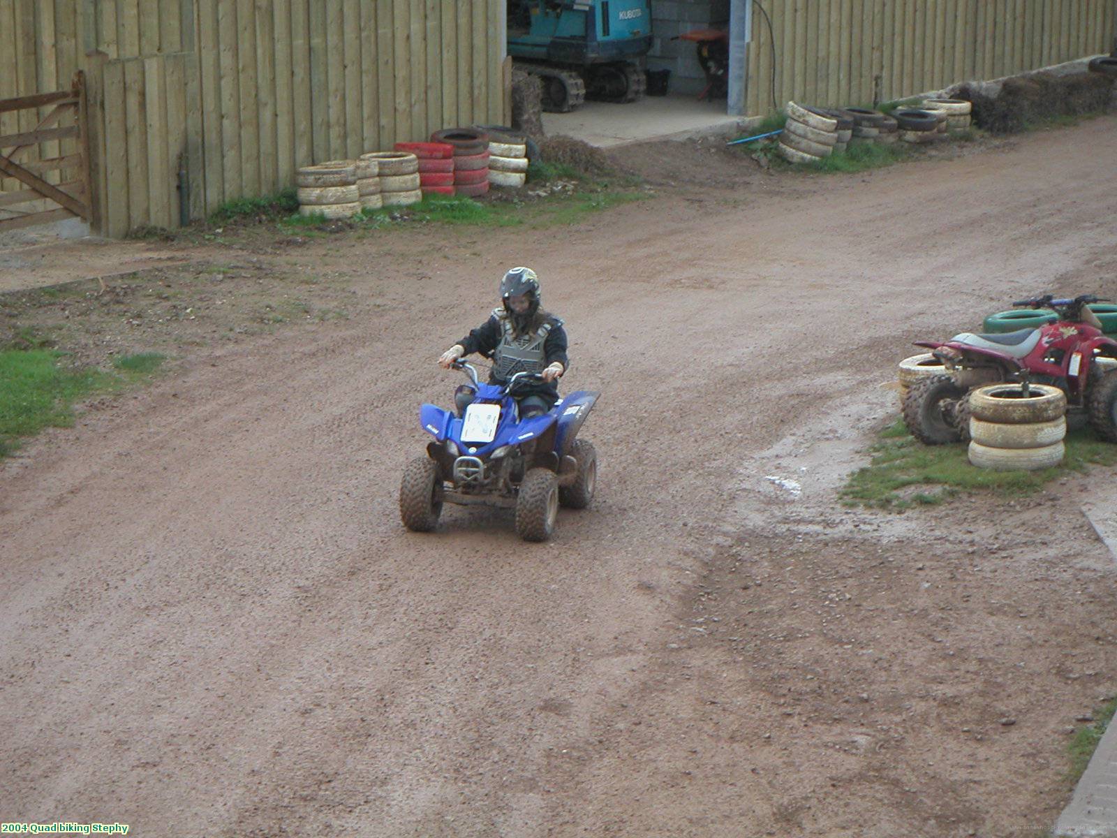 2004 Quad biking Stephy