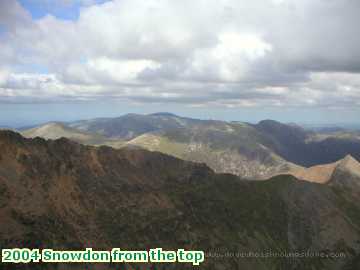  snowdon 2004 Snowdon from the top