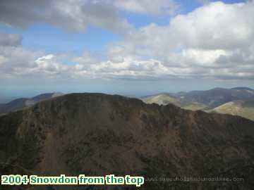  snowdon 2004 Snowdon from the top