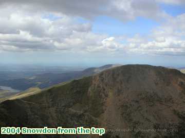  snowdon 2004 Snowdon from the top