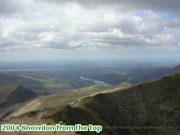  snowdon 2004 Snowdon from the top