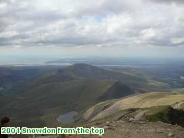  snowdon 2004 Snowdon from the top