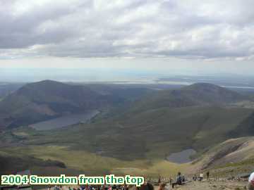  snowdon 2004 Snowdon from the top