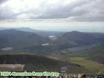  snowdon 2004 Snowdon from the top