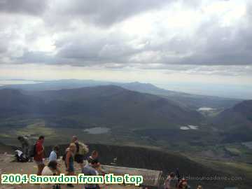  snowdon 2004 Snowdon from the top