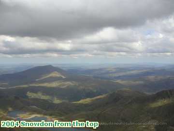  snowdon 2004 Snowdon from the top