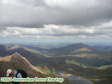  snowdon 2004 Snowdon from the top