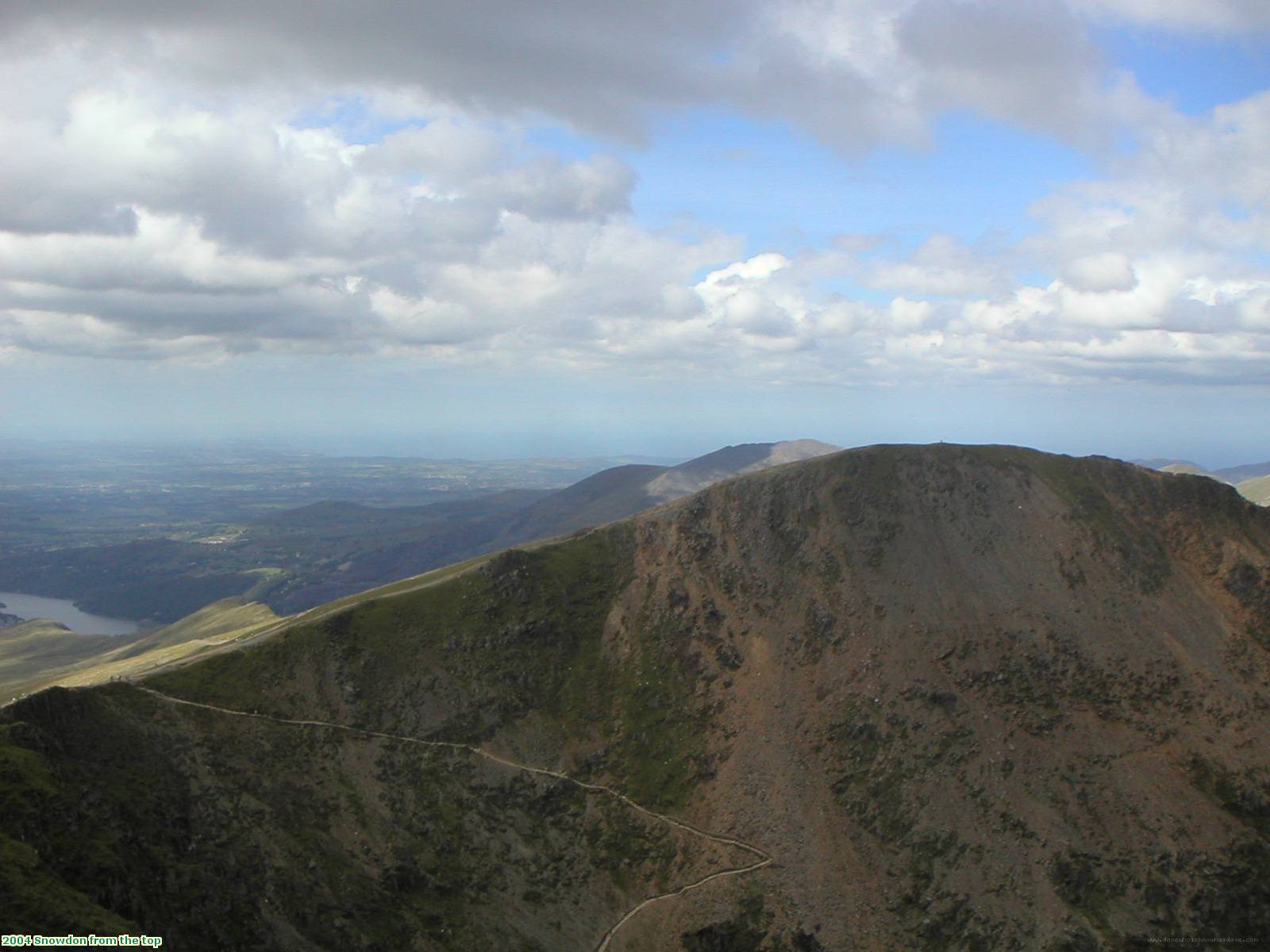 2004 Snowdon from the top