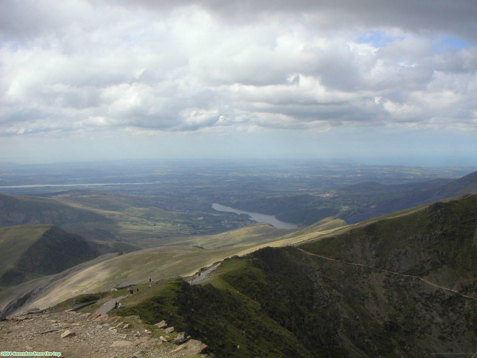 2004 Snowdon from the top