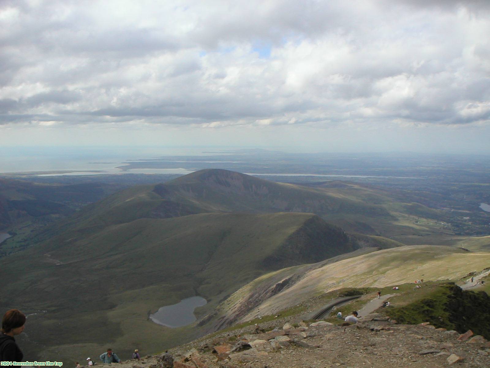 2004 Snowdon from the top