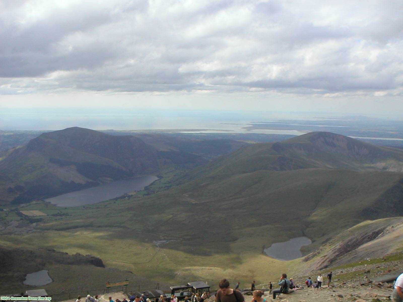 2004 Snowdon from the top