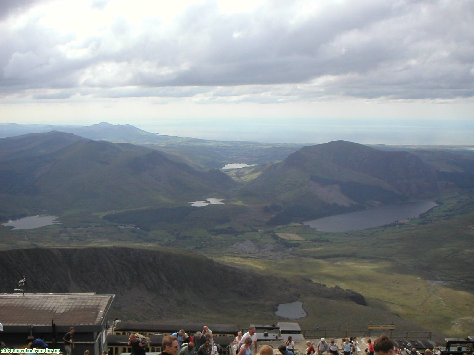 2004 Snowdon from the top